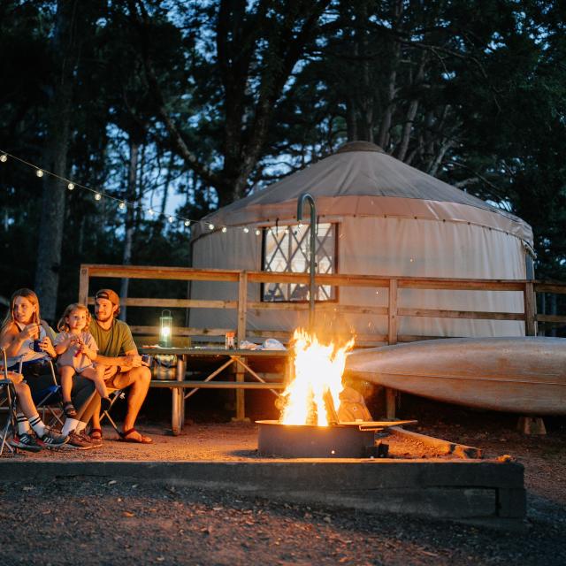 Yurt at Petit Jean State Park