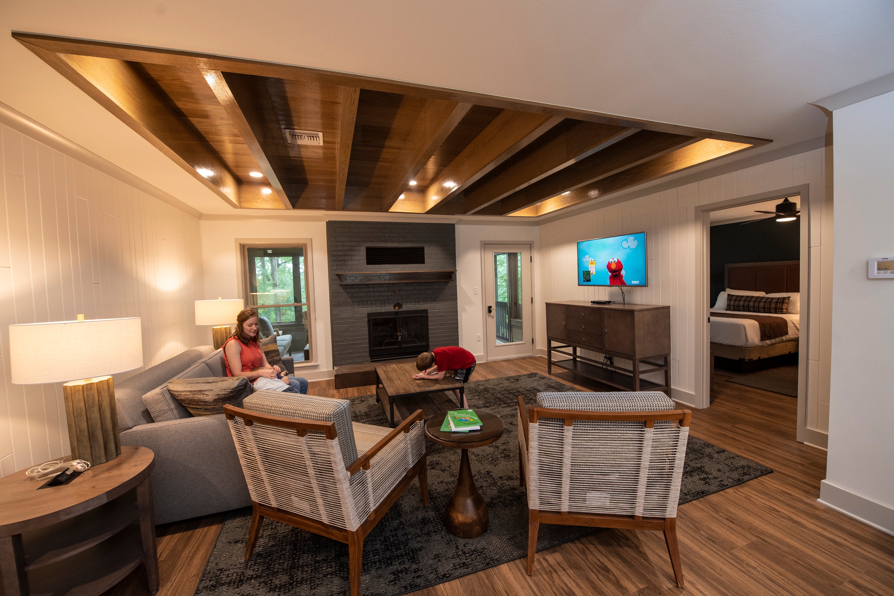 Village Creek State Park Cabin interior
